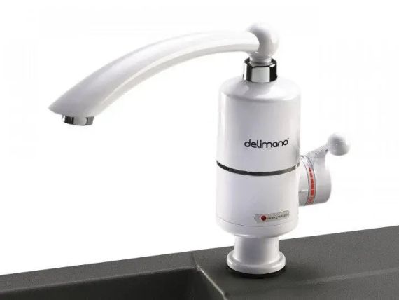 Проточный кран водонагреватель DELIMANO