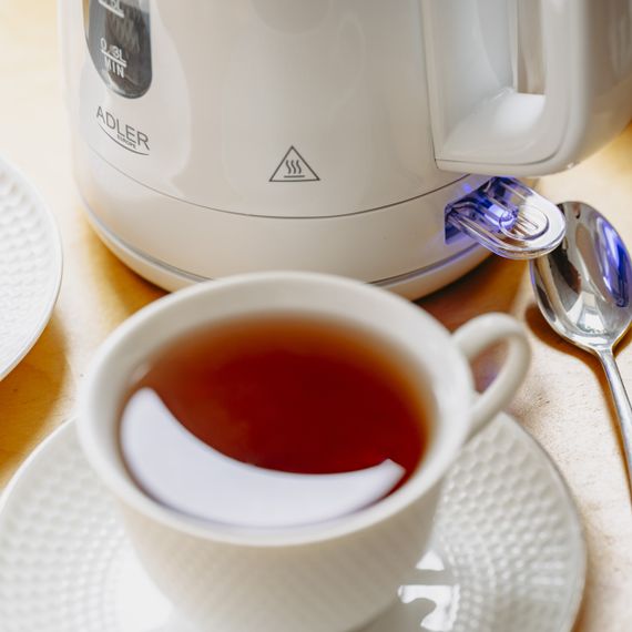 Електрочайник Adler AD 1380 білий 1 л, 2200 Вт | Зображення 6
