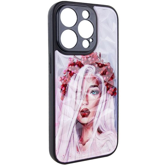 TPU+PC чохол Prisma Ladies для Apple iPhone 14 Pro Max (6.7") Ukrainian Girl | Зображення 1