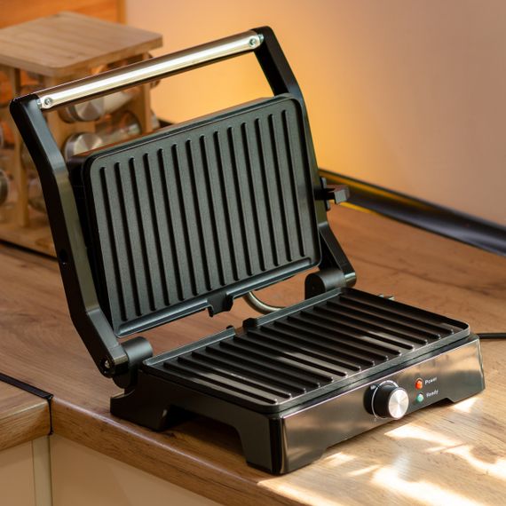 Електрогриль притискний з антипригарним покриттям 1500 Вт Sokany SK-08026 | Зображення 7