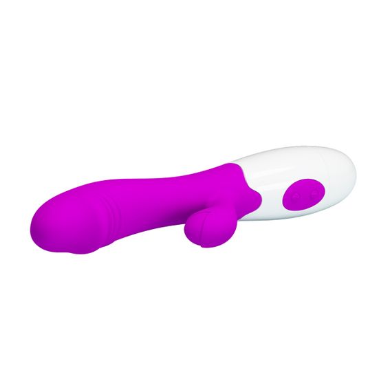 Вібратор з кліторальною стимуляцією Pretty Love Snappy Purple Sex Aura | Зображення 3