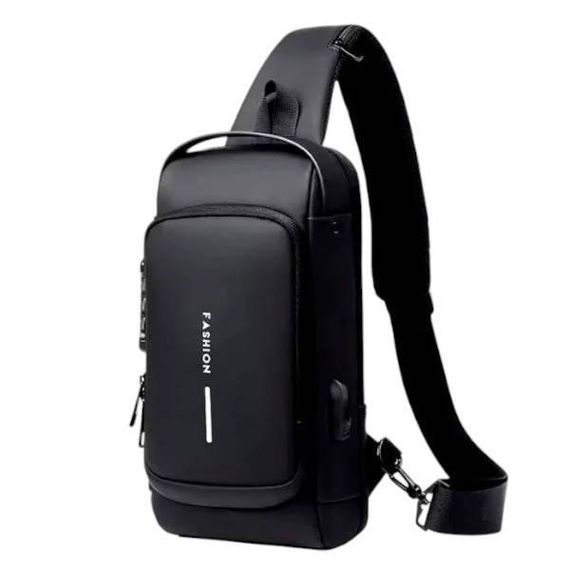 Сумка мужская Бананка Черная