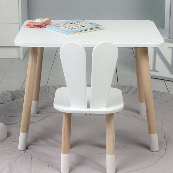 Дитячий прямокутний столик 46х60х45, стіл для дитячої кімнати від 1 року, фіолетовий | Зображення 7