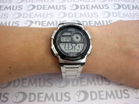 Стильні електронні годинники чоловічі наручні японські Оригінал Casio Collection AE-1000WD-1AVEF | Зображення 5
