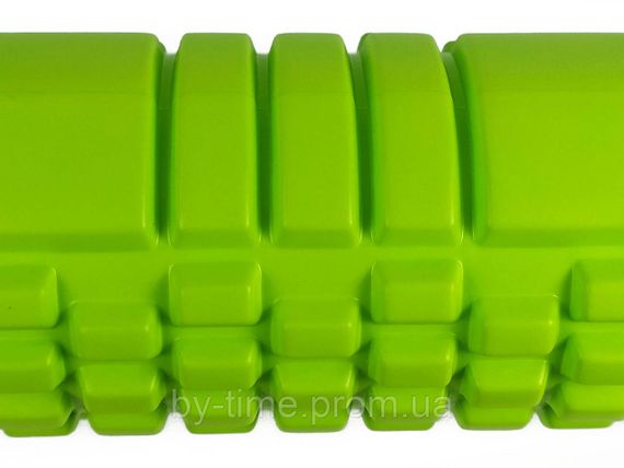 Масажний ролик EasyFit Grid Roller 45 см v.2.1 Салатовий | Зображення 2
