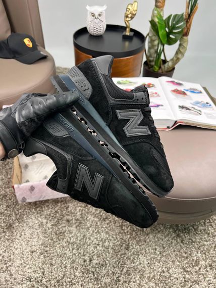 Мужские кроссовки New 574 All Black, Вьетнам A4200 42 27.5 | Зображення 5