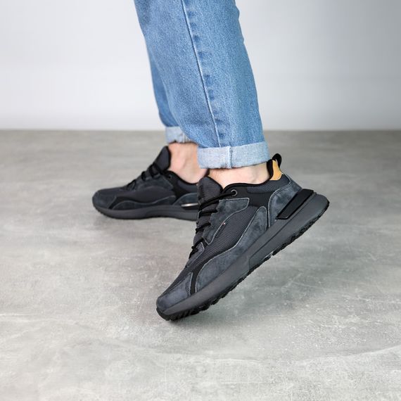 Кросівки чоловічі замшеві 591336 Сині 41 42 43 44 45 | Зображення 9