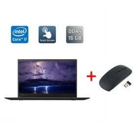 Ультрабук Lenovo ThinkPad x1 Carbon 6th / 14" (1920x1080) IPS Touch / Intel Core i7-8650U (4 (8) ядра по 1.9 - 4.2 GHz) / 16 GB DDR4 / 512 GB SSD / Intel UHD Graphics 620 / Fingerprint / WebCam / Windows 10  б/в + Подарунок Бездротова миша / USB