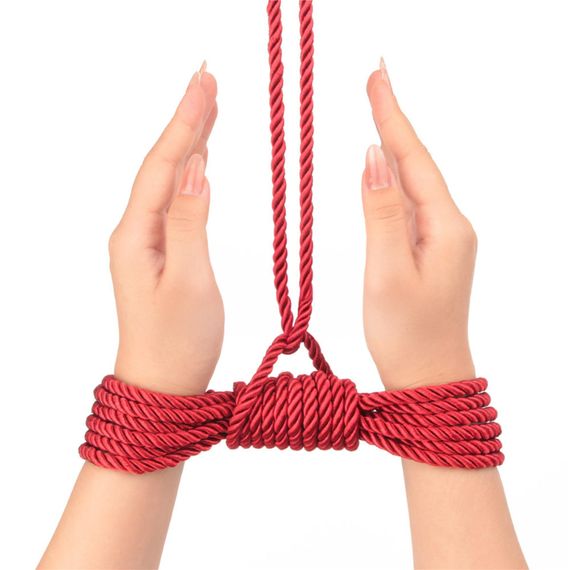 Мотузка - Rebellion Reign Red Bondage Rope, 10 м | Зображення 3