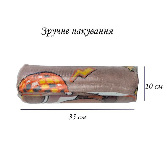 Плед фліс Капібари та гуси 150x200 см Love You | Зображення 3