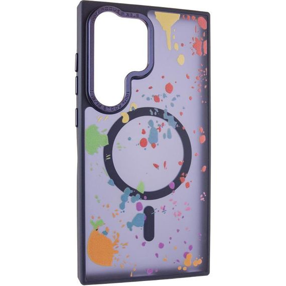 Чехол TPU+PC Flush with Magnetic Fit для Samsung Galaxy S25 Ultra  Dark blue
