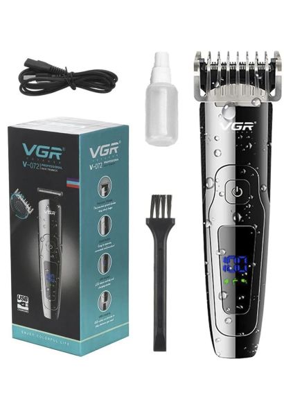 Професійна Машинка для стриження волосся VGR V-072 USB-стритки бороди та вусів