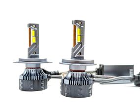 Комплект світлодіодних ламп R20 H4 100W Canbus 6000K 12/24V