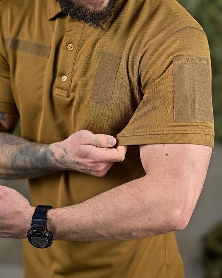 Тактическая футболка PATRIOT поло кайот ВТ7422 | Зображення 4