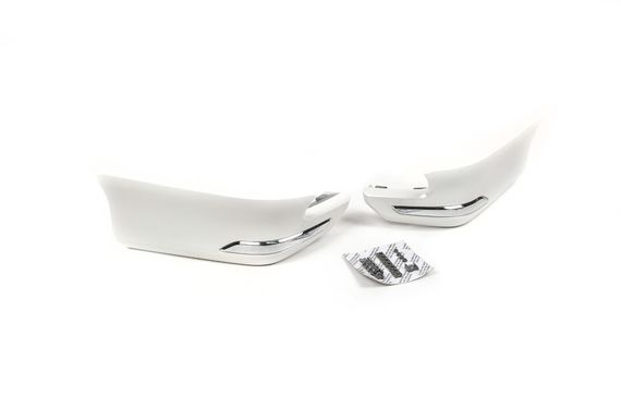 Накладки на передній і задній бампер Jaos (2014-2017) Білий колір для Toyota Land Cruiser Prado 150 | Зображення 9