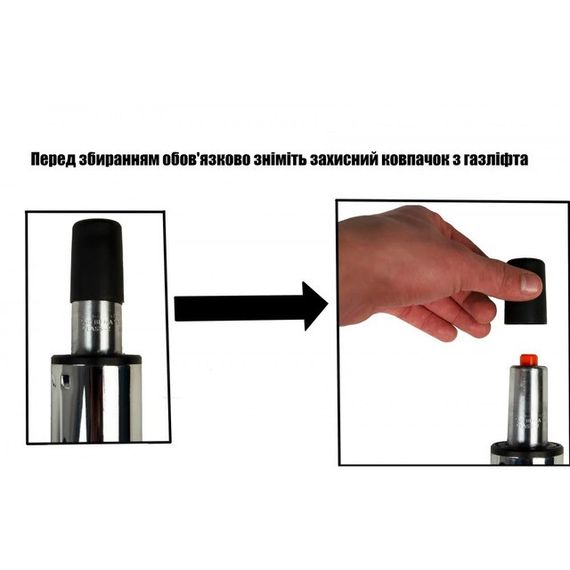 Барний стілець зі спинкою Bonro BN-087 чорний (чорна основа) | Зображення 8