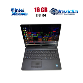Мобільна робоча станція Dell Precision 7520 / 15.6" (1920x1080) IPS /  Intel Xeon E3-1505M v6 (4(8) ядра по 3.0 - 4.0 GHz)  / 16 GB DDR4 / 256 GB SSD / nVidia Quadro M2200, 4 GB GDDR5, 128-bit / WebCam б/в