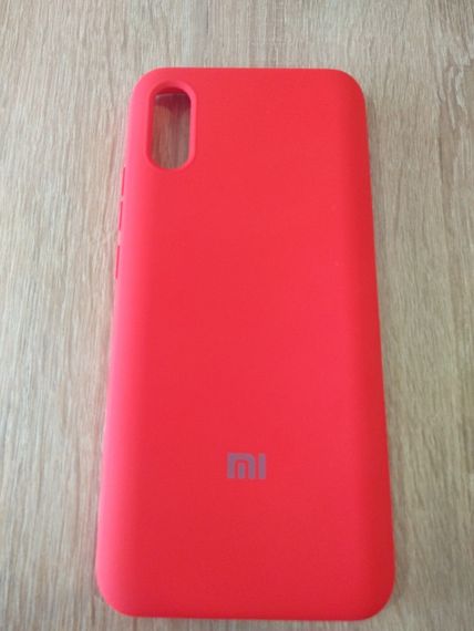 Чехол Silicone Cover Case для Xiaomi Redmi 9A red | Зображення 1