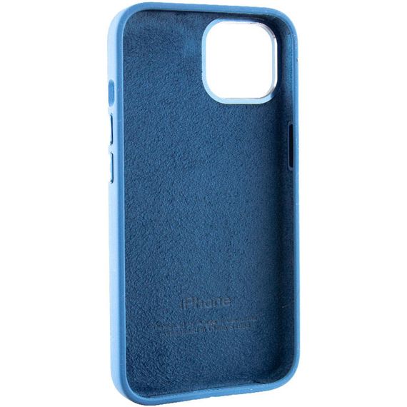 Чохол Silicone Case Metal Buttons (AA) для Apple iPhone 12 Pro Max (6.7") Силікон, Синій/Blue Jay | Зображення 5