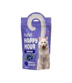 Ласощі для котів з куркою та чорницею Reflex Happy Hour, 60 гр