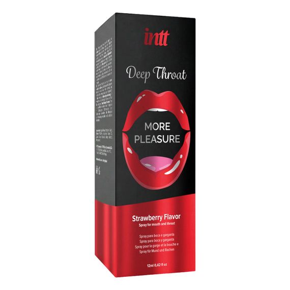 Спрей для глибокого мінету Intt Deep Throat Oral Spray Strawberry (12 мл) | Зображення 2