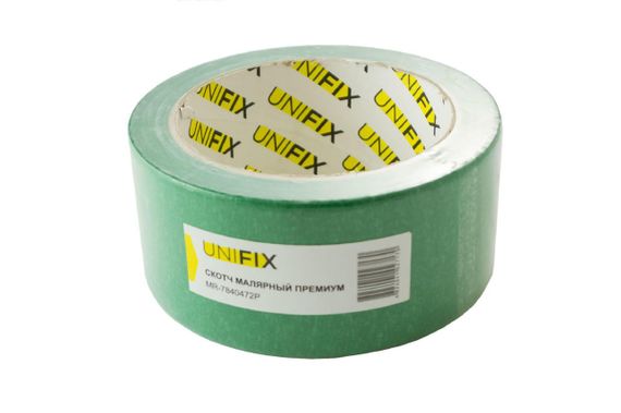 Лента клейкая малярная MR-7840472P премиум 48мм*40м UNIFIX | Зображення 1