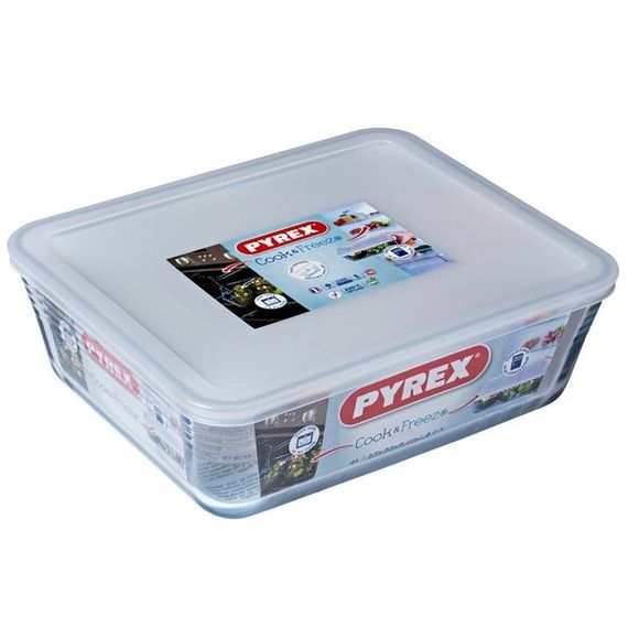 Форма з кришкою Pyrex Cook&Freez, 27х22х9 см