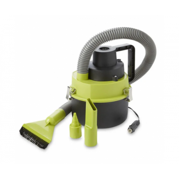 Вакуумний автопилосос Black Multifunction Auto Vacuum, 4 насадки, 12V