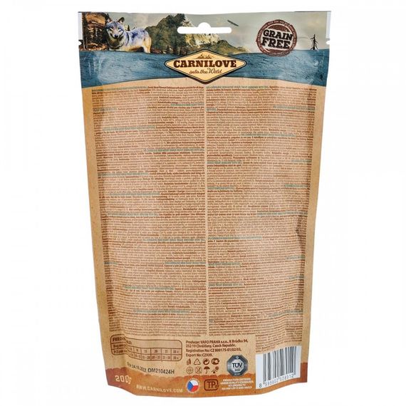 Ласощі Carnilove Dog Semi Moist Snack Trout with Dill для собак з фореллю та кропом 200 г | Зображення 1