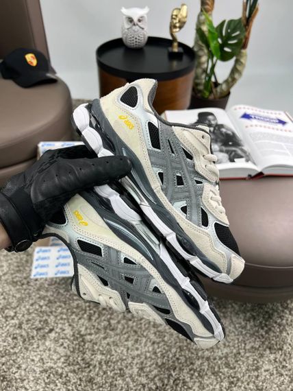 Кросівки ASICS Gel-NYC Grey Black , текстиль , В'єтнам | Зображення 3