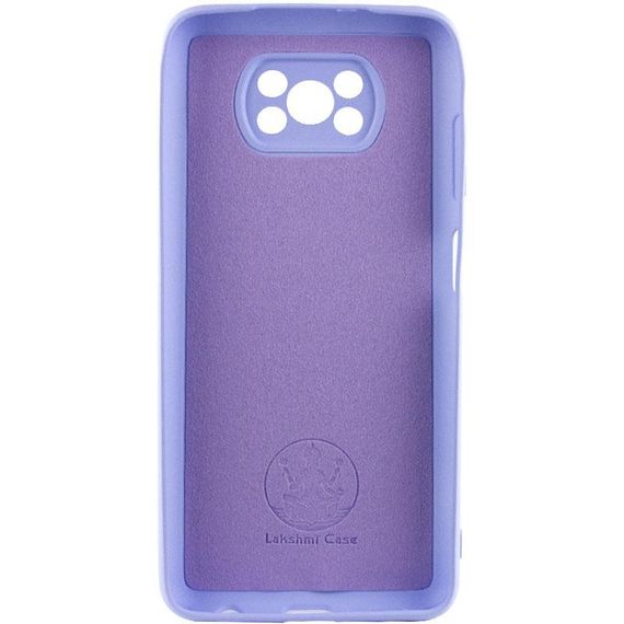 Чохол Silicone Cover Ummi Lakshmi Full Camera (AA) для Xiaomi Poco X3 NFC / Poco X3 Pro Бузковий / Dasheen | Зображення 1