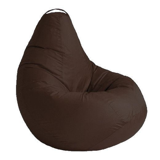 Крісло-мішок  Оксфорд Brown ( коричневий колір), пуф,безкаркасне крісло груша 100*140 | Зображення 4