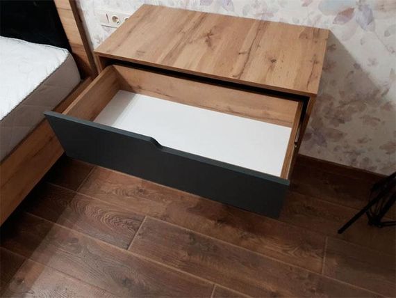 Комод 3 Тахо Viorina-Deko, колір Дуб Тахо/Графіт, комод в скандинавському стилі | Зображення 2