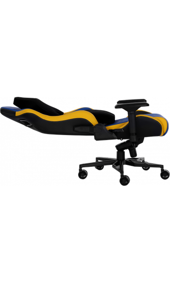 Кресло геймерское GT Racer X-0724 BlueYellow | Зображення 5