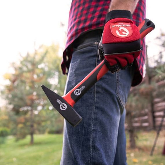 Молоток 500 г, ручка з фібергласу INTERTOOL HT-0205 | Зображення 4