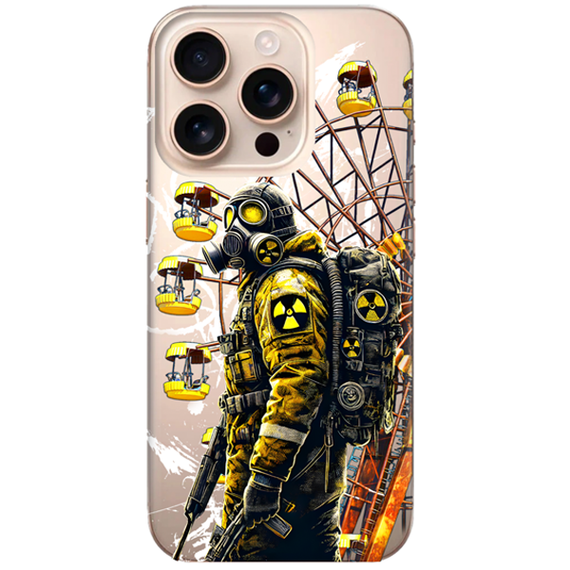 Чохол S.T.A.L.K.E.R. 2 (Сталкер 2) для IPhone 15 Pro Max (ЧОРНИЙ)