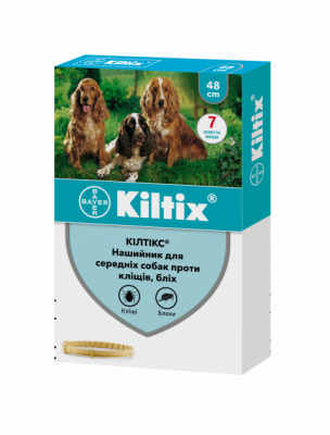 Нашийник  Кілтікс (Kiltix) для середніх порід собак 48см