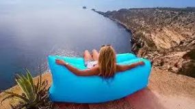 Надувний диван чорний