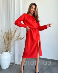 Плаття для жінок колір кораловий розмір 3XL FI_008454