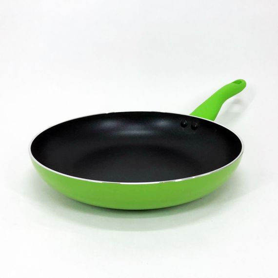 Сковорода антипригарна Con Brio 24 см СВ-2414, сковорода з товстим дном. Колір: зелений | Зображення 7
