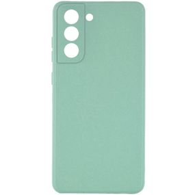 Силиконовый чехол Candy Full Camera для Samsung Galaxy S21 FE Зеленый / Menthol