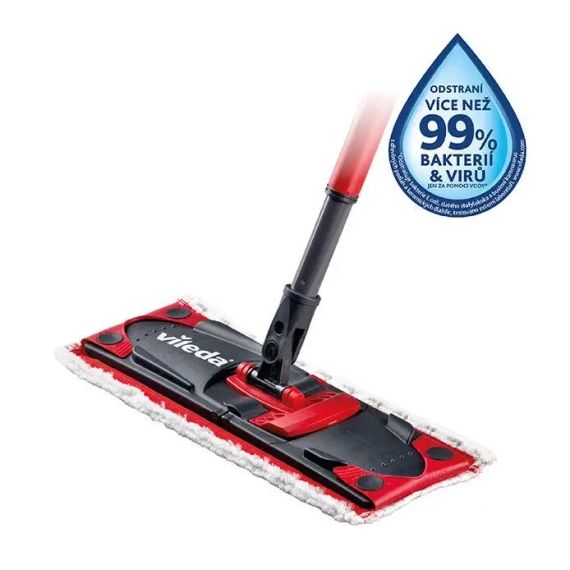 Швабра с телескопической ручкой Vileda UltraMax красный 155741 классическая (UA-01) | Зображення 1