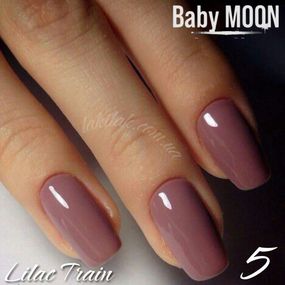 Гель-лак BABY MOON Lilac Train №05 курна троянда, 6 мл