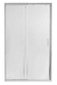 Душові двері в нішу Qtap Taurus CRM2013-14.C6 130-140x200 см, скло Clear 6 мм, покриття CalcLess (TAUCRM201314C6)