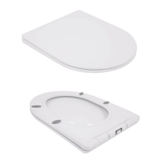 Унитаз напольный Qtap Jay Eco Ultra Quiet с сиденьем Soft-close 640x360x835 мм QTJAY27W48749 White | Зображення 7