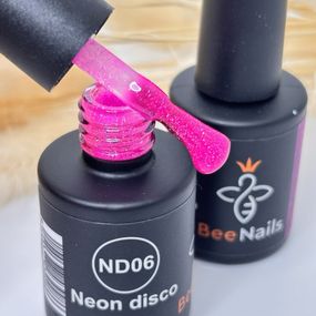 Светоотражающий гель-лак Bee Nails Neon Disco №06 8мл