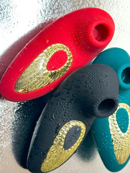 PREMIUM Вакумний стимулятор клітора, потужний вібратор 10 режимів всмоктування червоний | Зображення 6