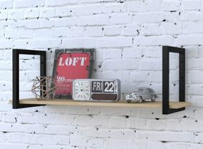 Полка настенная Loft Design PL1-112-16 дуб борас