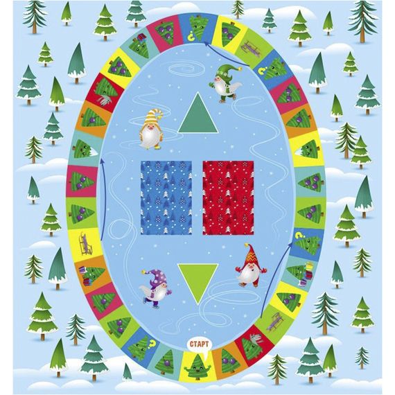 Дитячий ігровий набір "Прикрась ялинку" 21401 з гральним кубиком | Зображення 2