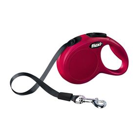 Рулетка Flexi New Classic XS, лента 3 м, красный